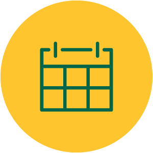 Calendar icon yellow