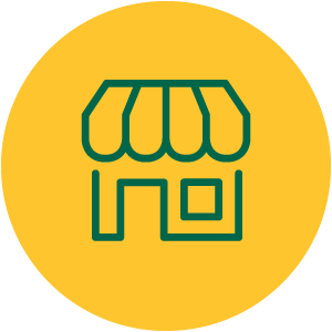 Store icon yellow