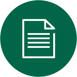 Document icon primary green