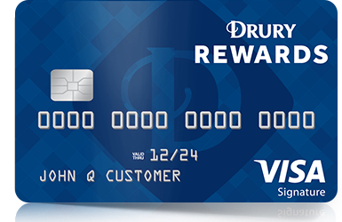 Drury Hotels Visa Signature Rewards Credit Card