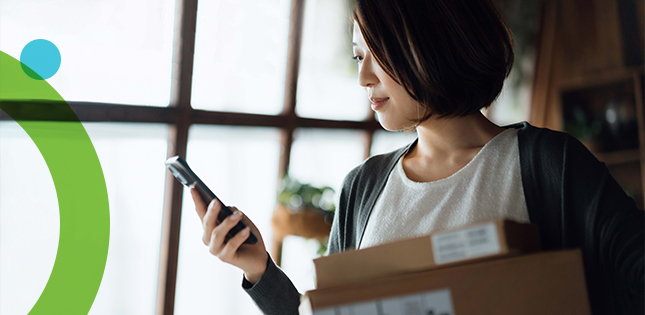 Young couple looking at indoor flooring options