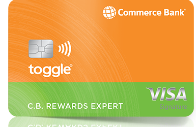 toggle credit card contactless pay